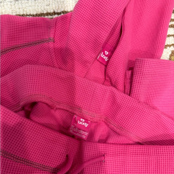 BodybyRavenTracy WAFFLE KNIT SET (PINK/BROWN) - Picture 6 of 9